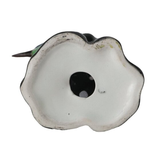 Rare Wilkinson's Porcelain Flower Frog Kingfisher Bird Vintage - Picture 6 of 7